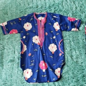 Gender neutral kids kente cloth top and bottom